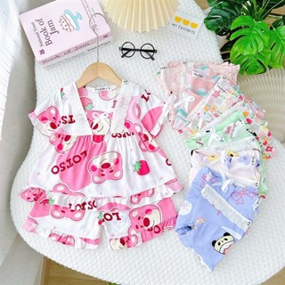 ĐỒ BỘ TOLE LANH BÉ GÁI MẶC NGỦ