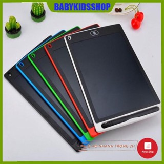 Bảng Viết Bảng Vẽ Tự Xoá thông minh đơn màu, đa màu LCD 10inch/12 Inch Cho Bé Học Tập Vui Chơi
