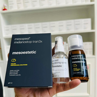 [Công ty] Mesoestetic Mesopeel Melanostop tran3x - Thay Da Sinh Học Làm Mờ Nám Mảng Và Đốm Nâu (Có Kèm trung Hòa)