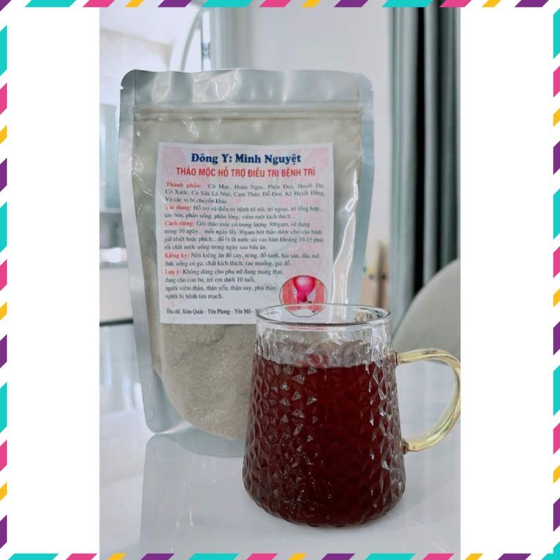 Trà Đông Y Minh Nguyệt Thảo Mộc Hỗ Trợ Cải Thiện Trĩ - QUEENSHOP68
