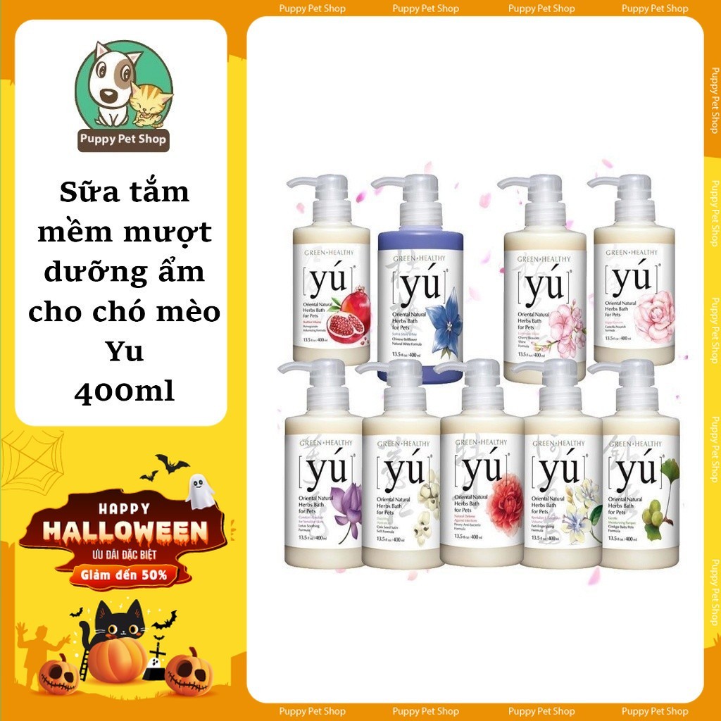 Sữa Tắm Yu' Dành Cho Chó Mèo 400ml