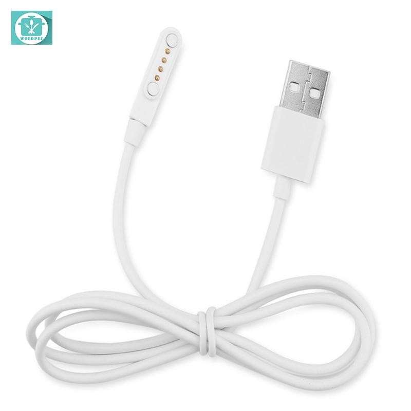 Woedpez Từ Tính Cho Đồng Hồ Thông Minh Cáp Sạc 4 Chân Cho KW88 KW98 KW99 GT88 GT68 Đồng Hồ Thông Min