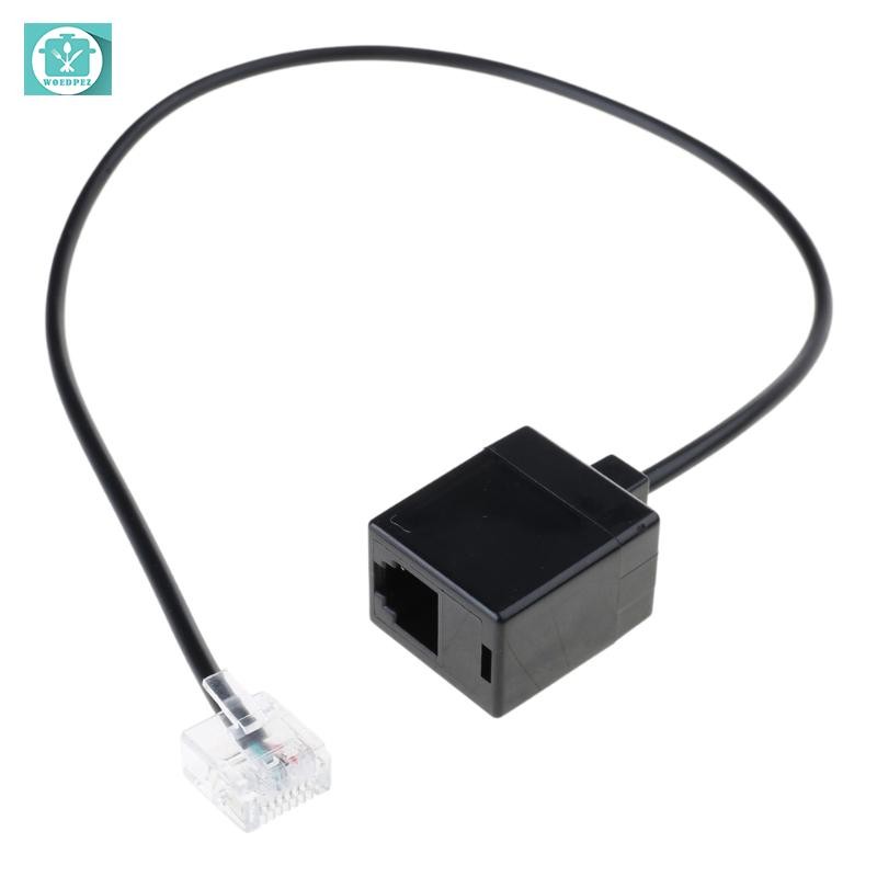 RJ45 to RJ11 Converter Cable for Landline Connection RJ45 8P8C to RJ11 6P6C Cord
