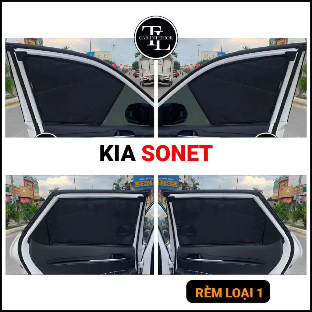Rèm nam châm loại 1 Xe Kia Sonet