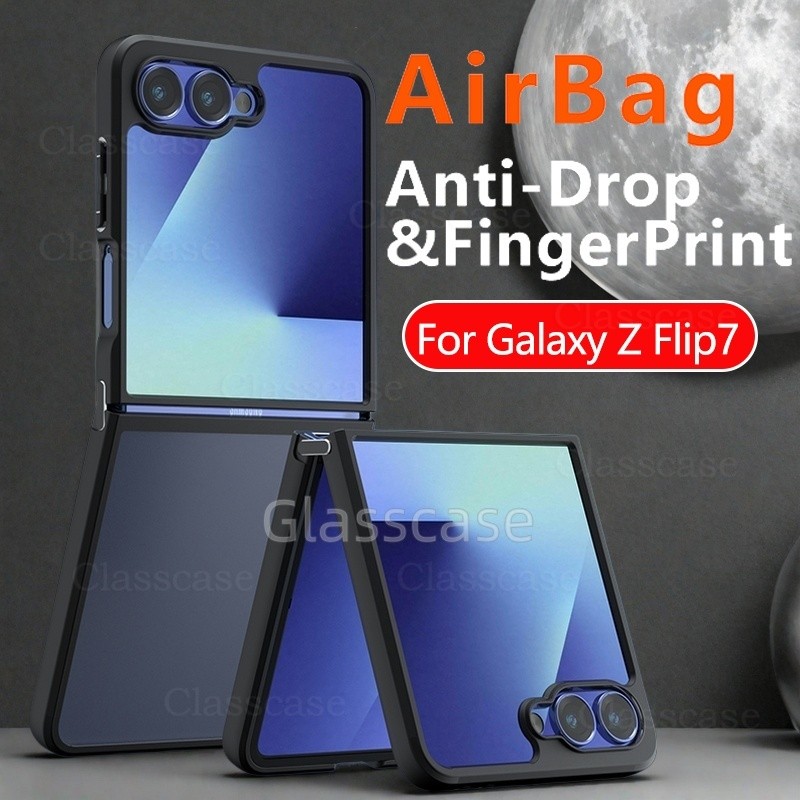 Ốp Lưng Cho Samsung Galaxy Z Flip 7 FE 7FE Flip7 Flip7FE ZFlip7 ZFlip7FE 2025 Vỏ Điện Thoại Mờ Trong