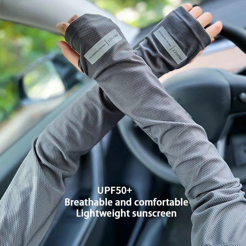 MOTEX UV Bảo Vệ Băng Tay Nam Nữ Mùa Hè Chống Nắng Tay Tay Áo Hút Mồ Hôi Ngoài Trời Đi Xe Đạp Lái Xe Tay Găng Tay