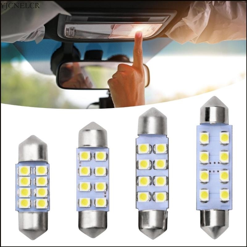 YJCNELCR Bóng Đèn LED Xe 12V Festoon 31mm 36mm 39mm 41mm Bản Đồ Nội Thất Ô Tô Mái Vòm Đuôi Bóng Đèn
