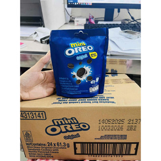 THÙNG 24 GÓI Bánh quy Oreo mini hương vani túi 63.1g