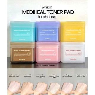  Toner Pad Mediheal 100 miếng Cấp Ẩm Làm Dịu Săn Chắc Da Hỗ Trợ Làm Sáng Da 