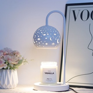 Fauget Shop House Đèn đốt nến thơm không khói, có nút điều chỉnh độ sáng của đèn,Hẹn Giờ