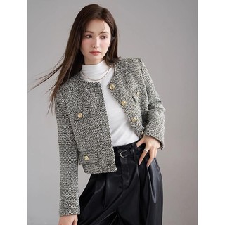 áo khoác nữ cardigan mỏng ngoài girl phố sang chảnh áo khoác hàn quốc retro không mũ thu mùa đông