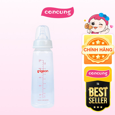 Bình sữa Pigeon nhựa PP vuông 240ml