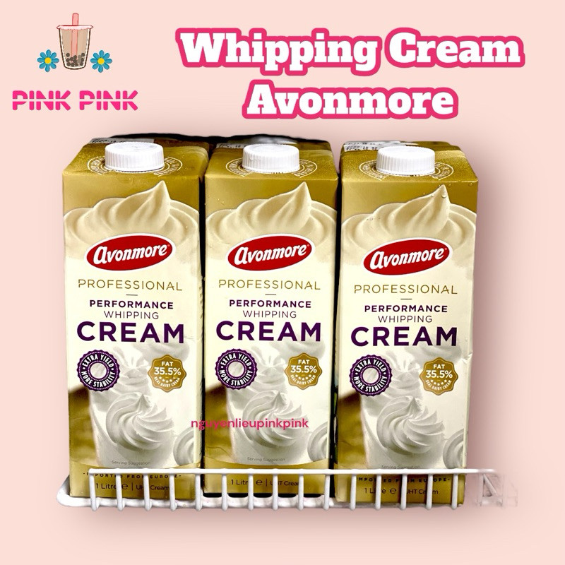 [ HỎA TỐC ] HỘP SỮA BÉO WHIPPING CREAM AVONMORE 1 LÍT