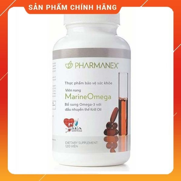 Viên uống Omega 3 nhuyễn thể  Nuskin Marine 120 viên, bổ sung Omega-3 chất lượng cao cho sức khỏe.