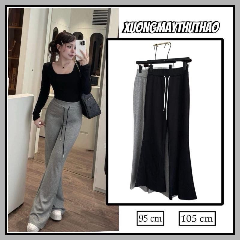 [ Q8 NEW ARRIVAL 2025 ] Quần Loe Basic Quốc Dân Bản Lưng Cao Hách Chân Dáng Hàn   95cm-105 cm | BigBuy360 - bigbuy360.vn