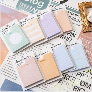 Giấy ghi chú 60 trang, sổ kế hoạch, danh sách kiểm tra, sổ ghi chép, ghi chú kế hoạch hàng ngày, ghi chú ghi chú ghi nhớ