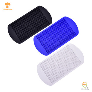 Kittenbaby Máy Làm Đá Khuôn 160 Lưới Mini Nhỏ Đá Viên Khay Đông Lạnh Khối Khay Silicon Mới