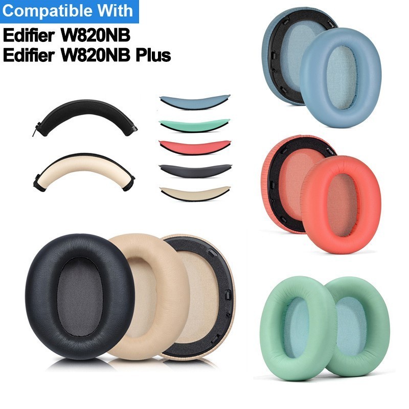 1 Cặp Miếng Đệm Tai Cho Edifier W820NB / W820NB Plus Tai Nghe Headbeam Tay Bảo Vệ Earpads Đệm Miếng 