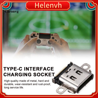< Helenvh > Ổ cắm sạc Type-c cho bảng điều khiển trò chơi Ổ cắm sạc sạc nhanh Cổng sạc kim loại Type-c cho Nintendo Switch Dễ dàng cài đặt Ổ cắm bảng điều khiển trò chơi