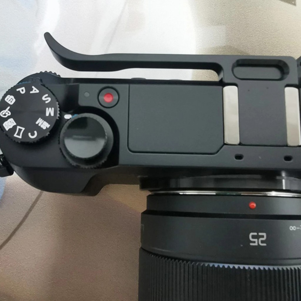 Kim Loại Ngón Tay Cái Lên Hot Shoe Grip Cho Panasonic GX85 GX80 LX100 Nhôm Phụ Kiện Máy Ảnh GX9 X-A7