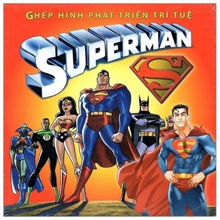 Sách - ghép hình phát triển trí tuệ - superman