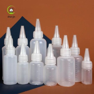 10 Chai bóp Shenjin bằng nhựa có nắp nhỏ giọt trang trí nghệ thuật đa năng cho nhà bếp