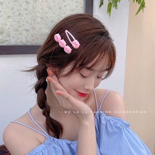 Kẹp tóc lợn hồng dễ thương thời trang Hàn Quốc dành cho nữ