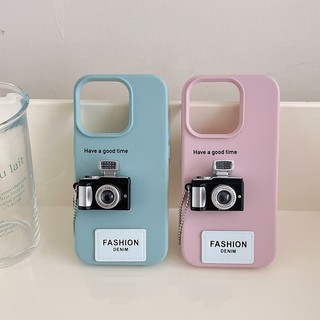 Stereo camera suitable for iPhone 15 ProMAX phone case creative 12 leather pattern 13 14 Pro MAX soft 13Pro protective case