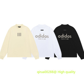Hàng có sẵn * * AD * * Essentials FEAR OF GOD * * RRR123 Áo thun dài tay ba chiều bằng silicon ba chiều dành cho nam nữ