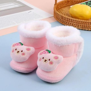 Trẻ Em Bé Gái Giày Bốt Công Chúa Dễ Thương Giày Cho Bé Mùa Đông Mềm Mại Cho Bé Trai Và Bé Gái Tất Giày Sơ Sinh Ấm Tất