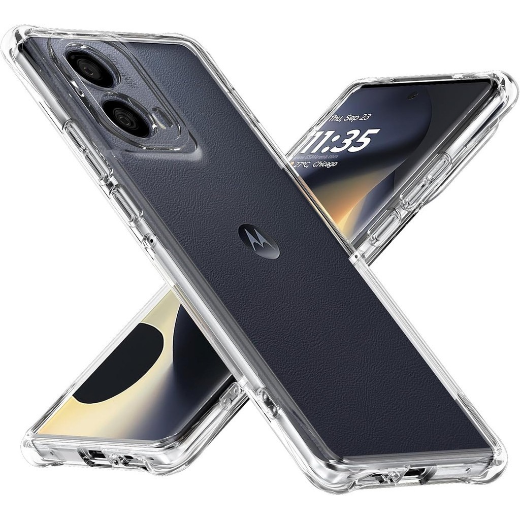 Dành cho Motorola Edge (2024) Gel mềm TPU Crystal Clear Slim Vỏ bảo vệ chống sốc