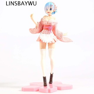 Mô Hình Nhân Vật Rem Hoạt Hình Anime Bằng Pvc 23cm