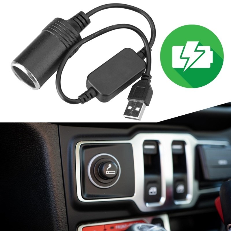 Bộ chuyển đổi bật lửa BTM USB 5V sang 12V USB 5V 2 4A sang 12V 1A Step Up Car Lighter Ổ cắm chuyển đ