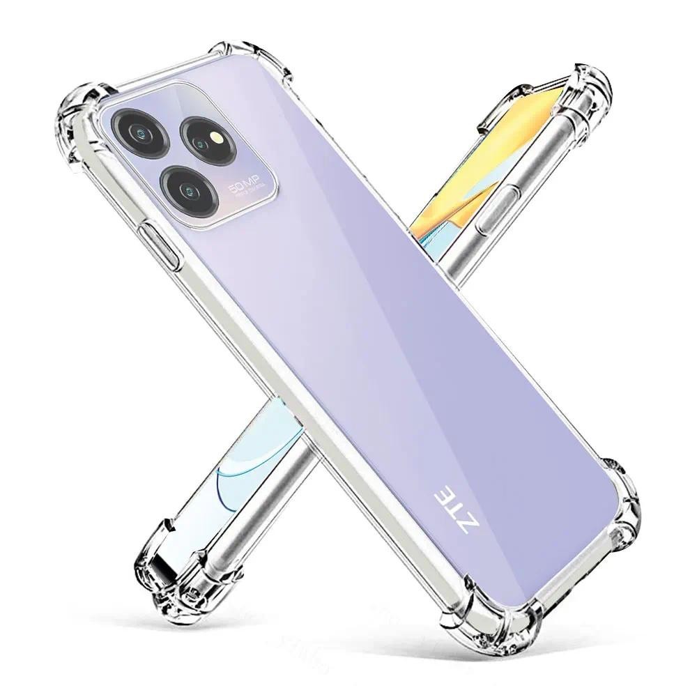 Dành Cho ZTE Blade V50 Smart / ZTE Blade V50 Vỏ Thiết Kế Trong Suốt Chống Sốc Túi Khí TPU Silicon Mềm Vỏ Điện Thoại Hoặc Thiết Kế ZTE V50 / V50 Vỏ Thông Minh
