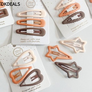 Bộ 3 kẹp tóc hình tam giác / vuông / tam giác dễ thương cho