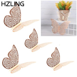 Set 12 Bướm 3d Trang Trí Tiệc Cưới