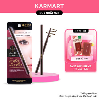 Kẻ Viền Mắt Trong Browit Chống Nước, Chì Kẻ Mắt Dạng Sáp Sắc Nét Smooth And Slim Inner Eyeliner 0.1g
