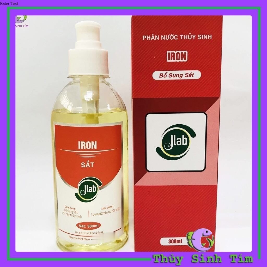 Phân Nước Thủy Sinh Iron JLAB (Bổ Sung Sắt)