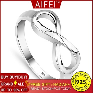 Nhẫn đeo tay bạc 925 Aifei thiết kế đẹp mắt thời trang R1294