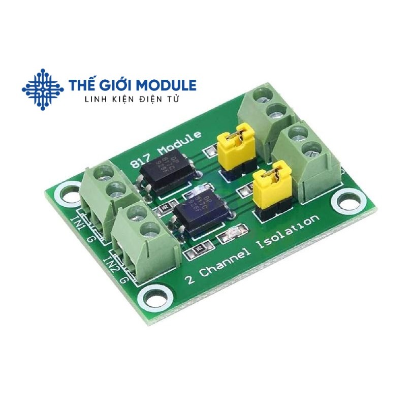 [Có sẵn] [Rẻ vô địch] PC817 Mạch Opto cách ly 2 kênh - thegioimodule