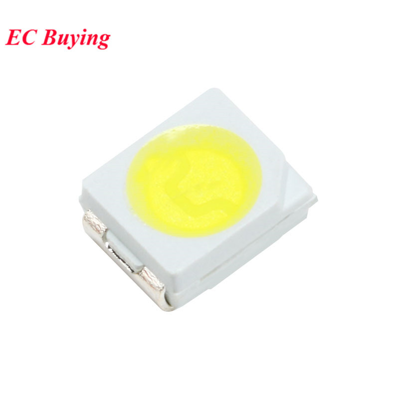 100 Cái / lốc SMD Điốt LED 3528 1210 Diode SMD LED Diodo Kit Xanh ĐỎ Ấm Trắng Xanh Vàng Hồng Tím-UV 