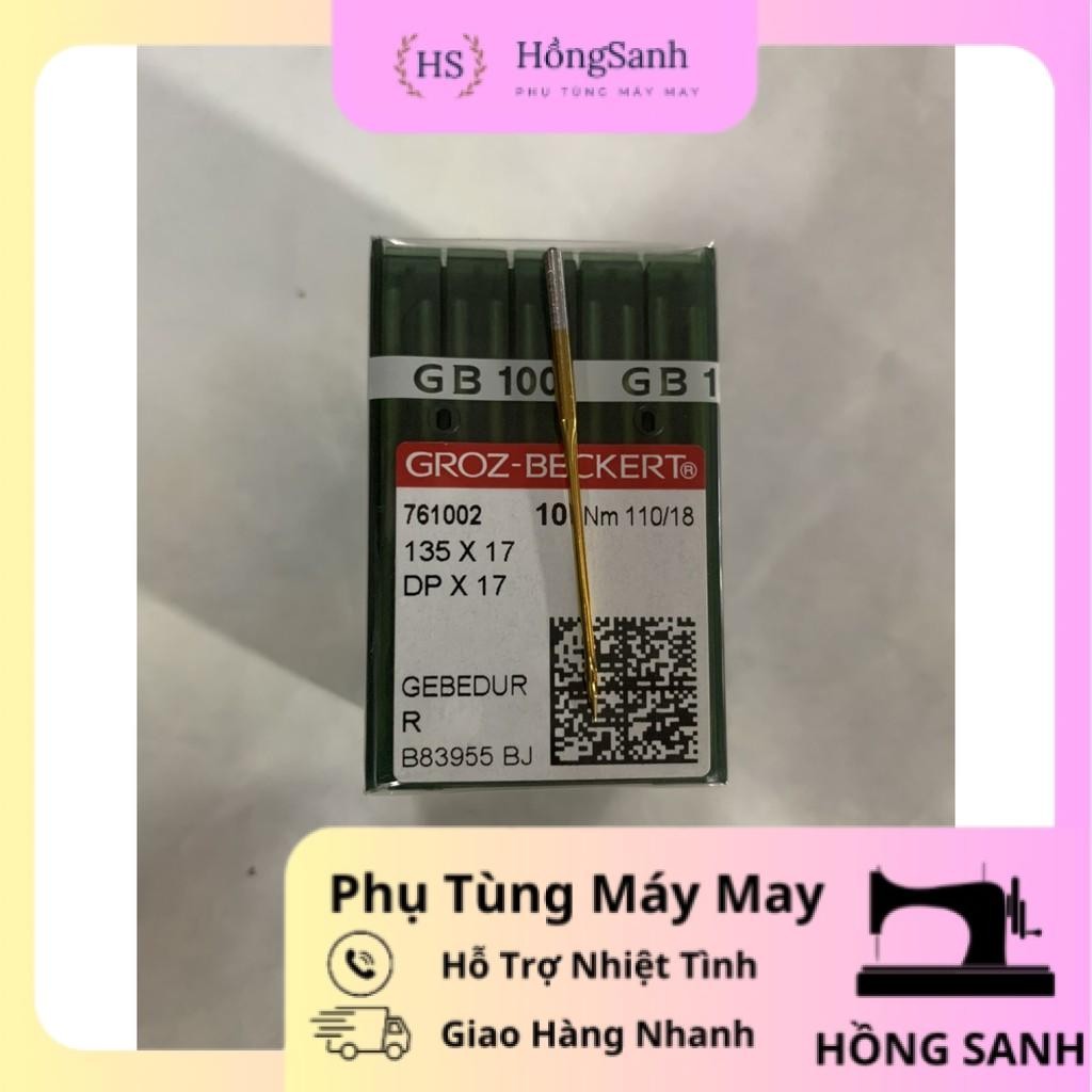 Kim DPx17 màu vàng chịu nhiệt GrozBeckert vĩ 10 cây