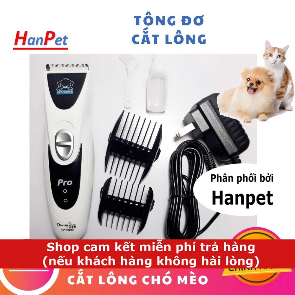 Tông đơ cắt lông chó mèo Pro 6800 BH 6 tháng (đối thủ Codos CP-6800)