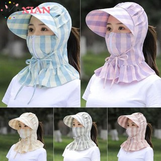 Mũ che nắng XIANTIN Vành rộng Mặt mùa hè Mũ che nắng cổ