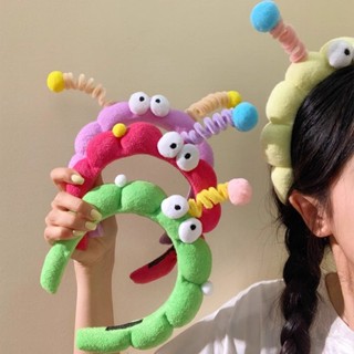 2024 Đôi Mắt Lớn Vui Nhộn Xoắn Dính Xốp Băng Đô Nữ Dễ Thương Ngộ nghĩnh Headband