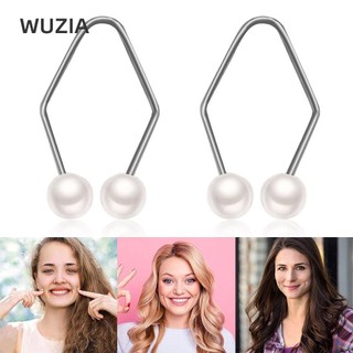 WUZIA 1 Cặp Huấn Luyện lúm đồng tiền, Dụng cụ làm đẹp mặt bằng hợp kim Máy làm lúm đồng tiền cho má, Dụng cụ làm lúm đồng tiền mặt dễ đeo