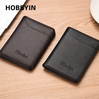 HOBBYIN Ví da đơn giản thời trang dành cho nam