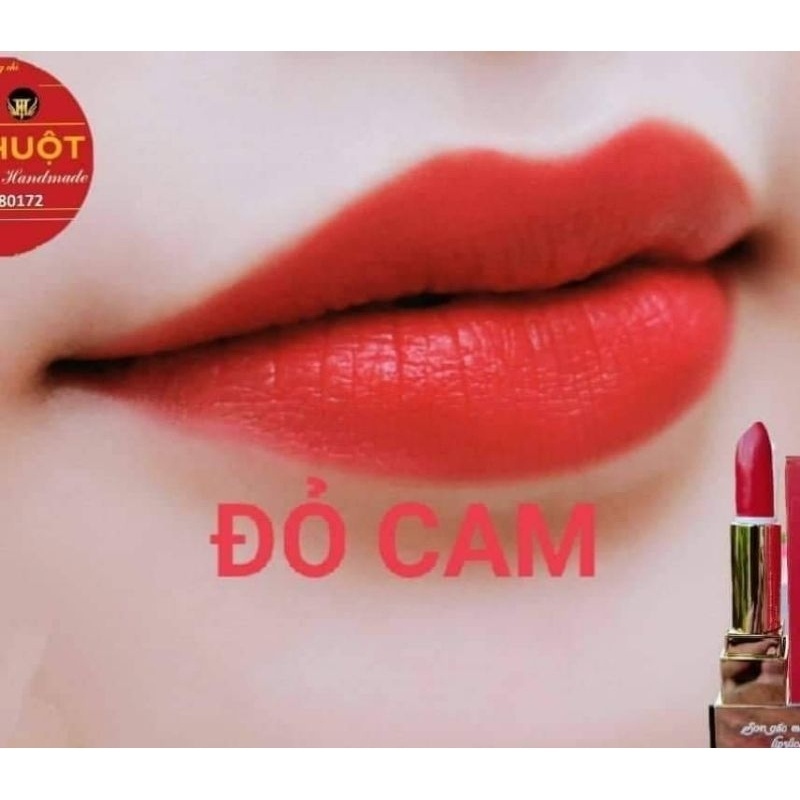 son kem nhung lì (son gấc thiên nhiên dạng thỏi ) mua 2 sp tặng 1 son kem dưỡng môi có màu  nhẹ nhàng tự nhiên