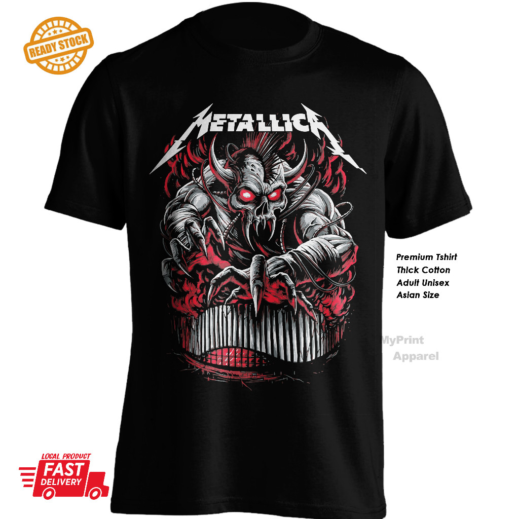 Áo thun microfiber jersey phiên bản giới hạn Metallica - Master of Puppets