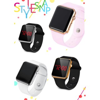 Đồng hồ thể thao điện tử vuông Đồng hồ phát sáng dành cho cặp đôi và người đam mê thể dục Trang phục thường ngày hợp thời trang